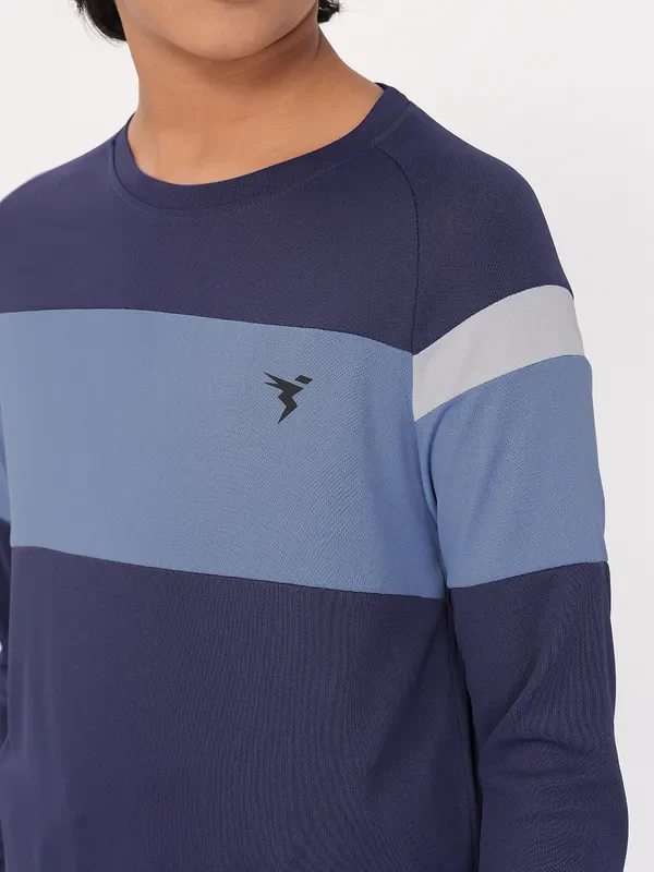 Boys Colorblock Slim Fit Crew Neck T-shirt with DOUBLE COOL - Image 5