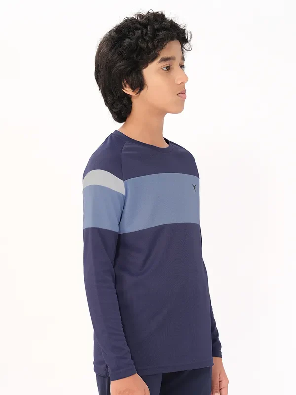 Boys Colorblock Slim Fit Crew Neck T-shirt with DOUBLE COOL - Image 6