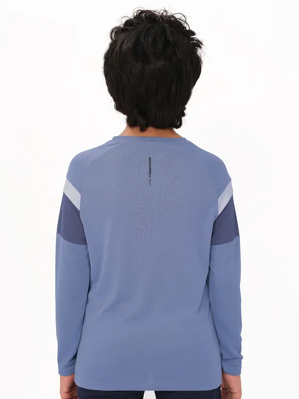 Boys Colorblock Slim Fit Crew Neck T-shirt with DOUBLE COOL - Image 3