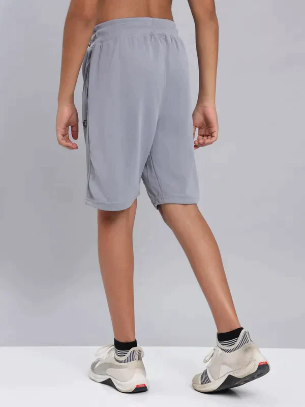 Boys Solid Slim Fit Shorts with TECHNO COOL+ - Image 7