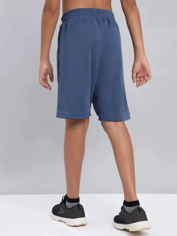 Boys Solid Slim Fit Shorts with TECHNO COOL+ - Image 7
