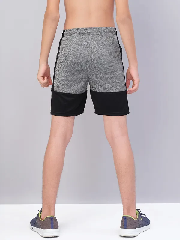 Boys Melange Slim Fit Shorts with TECHNO GUARD - Image 3