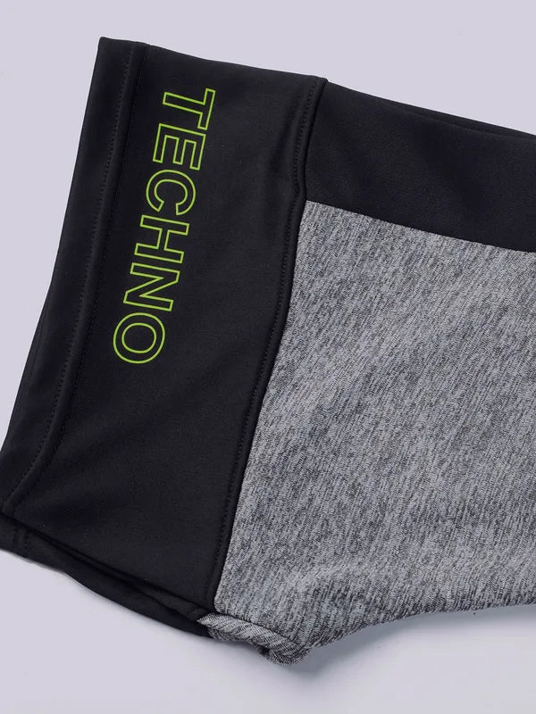 Boys Melange Slim Fit Shorts with TECHNO GUARD - Image 7