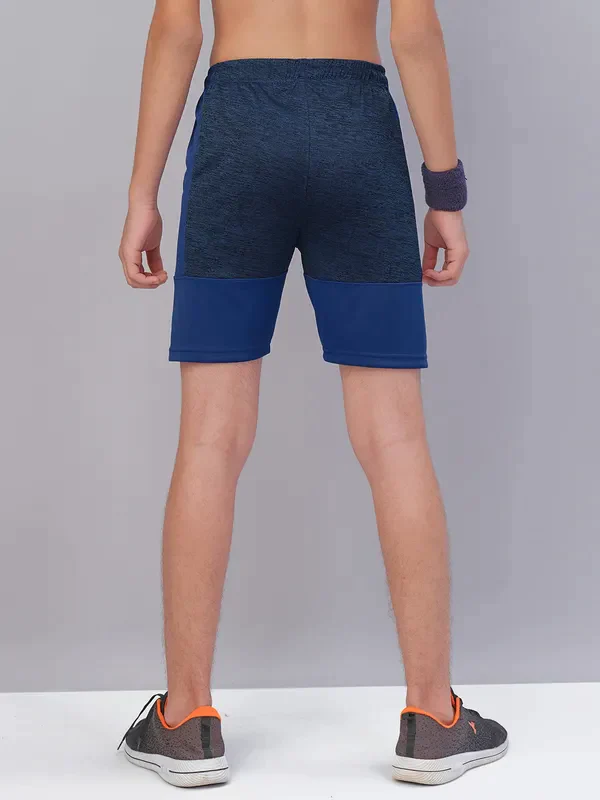 Boys Melange Slim Fit Shorts with TECHNO GUARD - Image 3