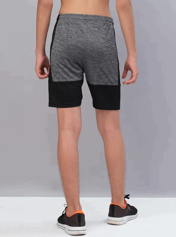 Boys Melange Slim Fit Shorts with TECHNO GUARD - Image 3