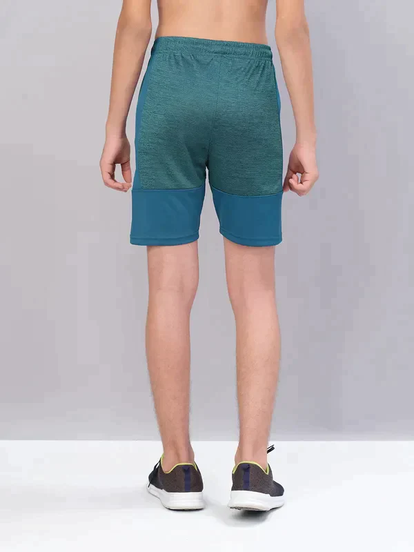 Boys Melange Slim Fit Shorts with TECHNO GUARD - Image 3