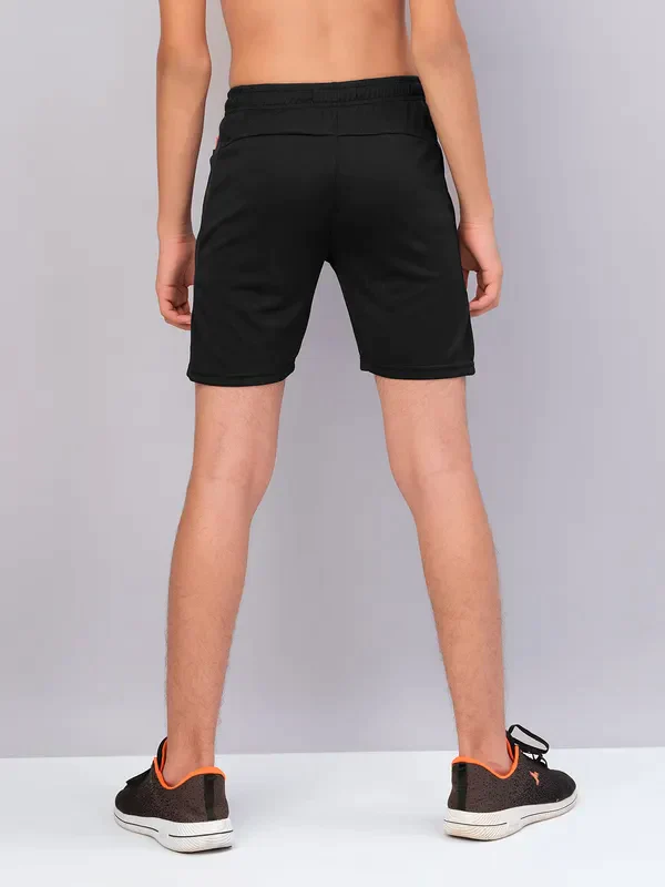 Boys Solid Slim Fit Shorts with TECHNO GUARD - Image 12