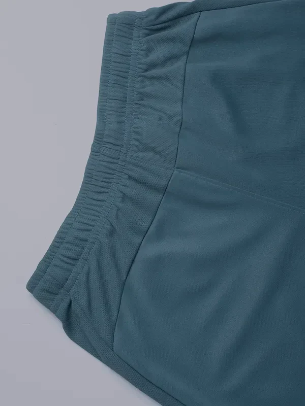 Boys Solid Slim Fit Shorts with TECHNO GUARD - Image 7