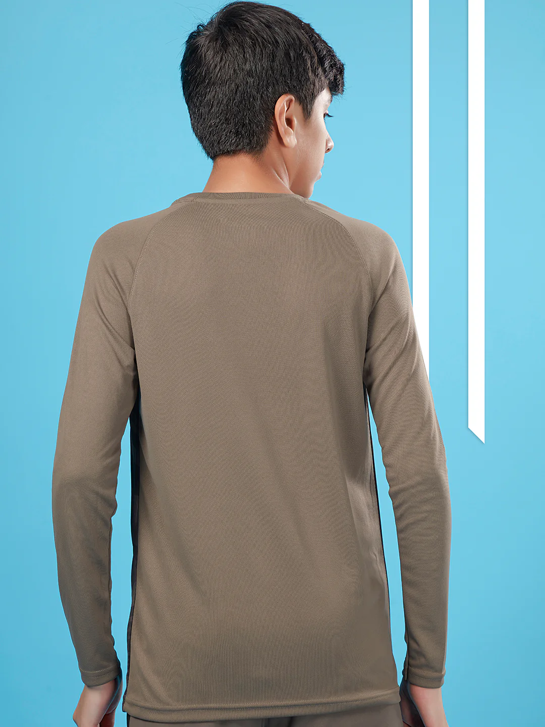 Boys Printed Slim Fit Crew Neck T-shirt with TECHNO COOL+ - Image 2