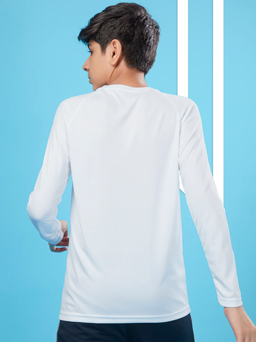 Boys Printed Slim Fit Crew Neck T-shirt with TECHNO COOL+ - Image 3
