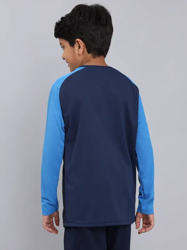 Boys Printed Slim Fit Crew Neck T-shirt with TECHNO COOL+ - Image 4