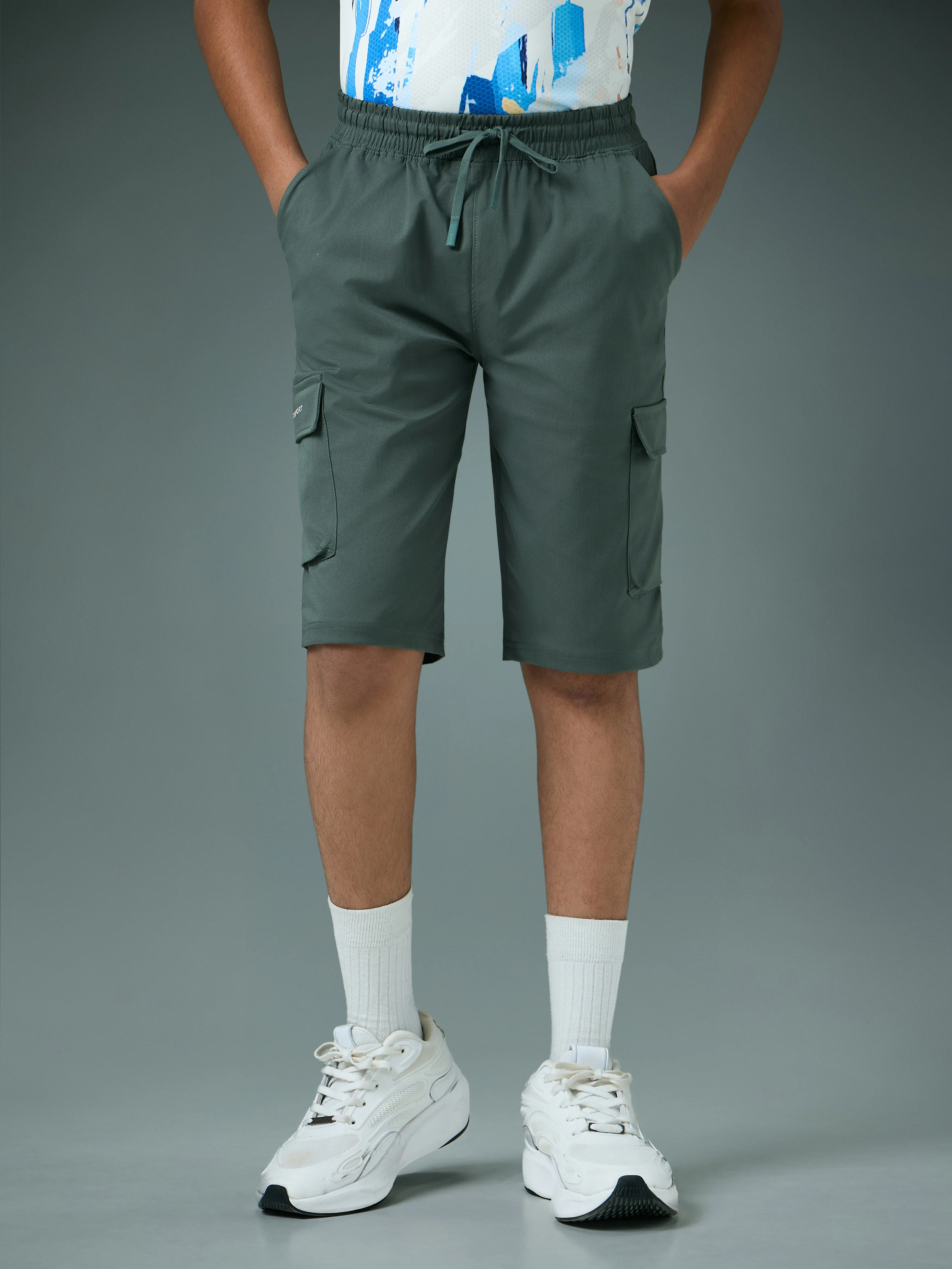 Boys Cargo Shorts Slim Fit Sports with TS FLEXI - Image 5