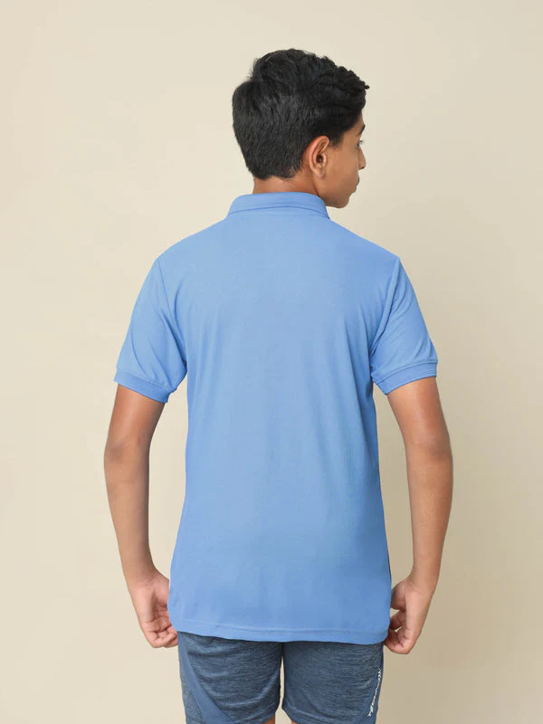 Boys Colorblock Slim Fit Polo T-shirt with MATPIQ - Image 2