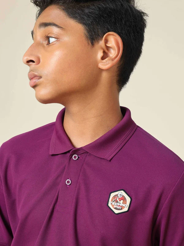 Boys Colorblock Slim Fit Polo T-shirt with MATPIQ - Image 6