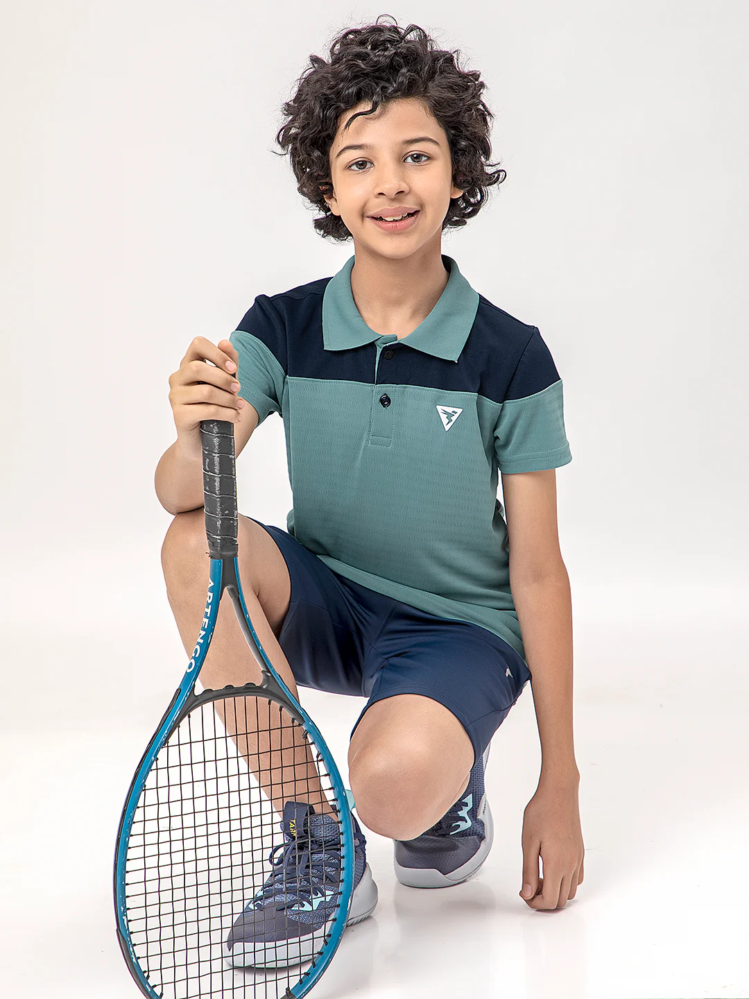 Boys Colorblock Slim Fit Polo T-shirt with TECHNOCOOL+ - Image 2