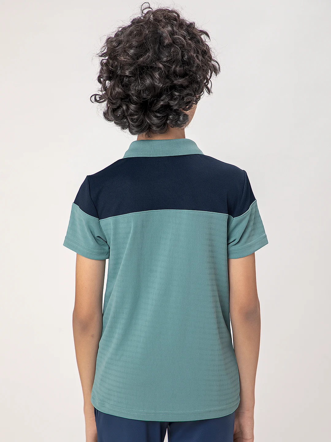 Boys Colorblock Slim Fit Polo T-shirt with TECHNOCOOL+ - Image 3