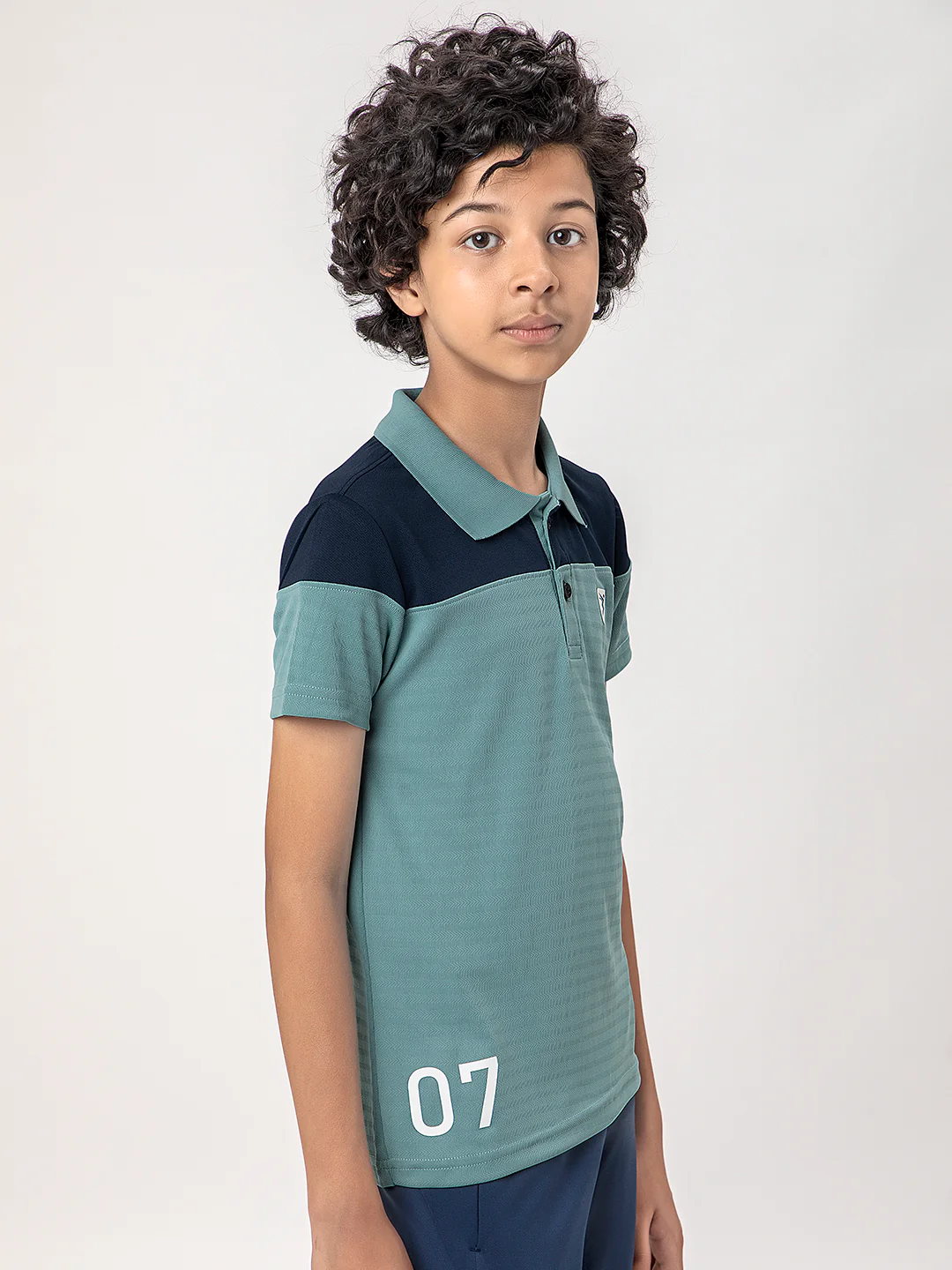 Boys Colorblock Slim Fit Polo T-shirt with TECHNOCOOL+ - Image 4