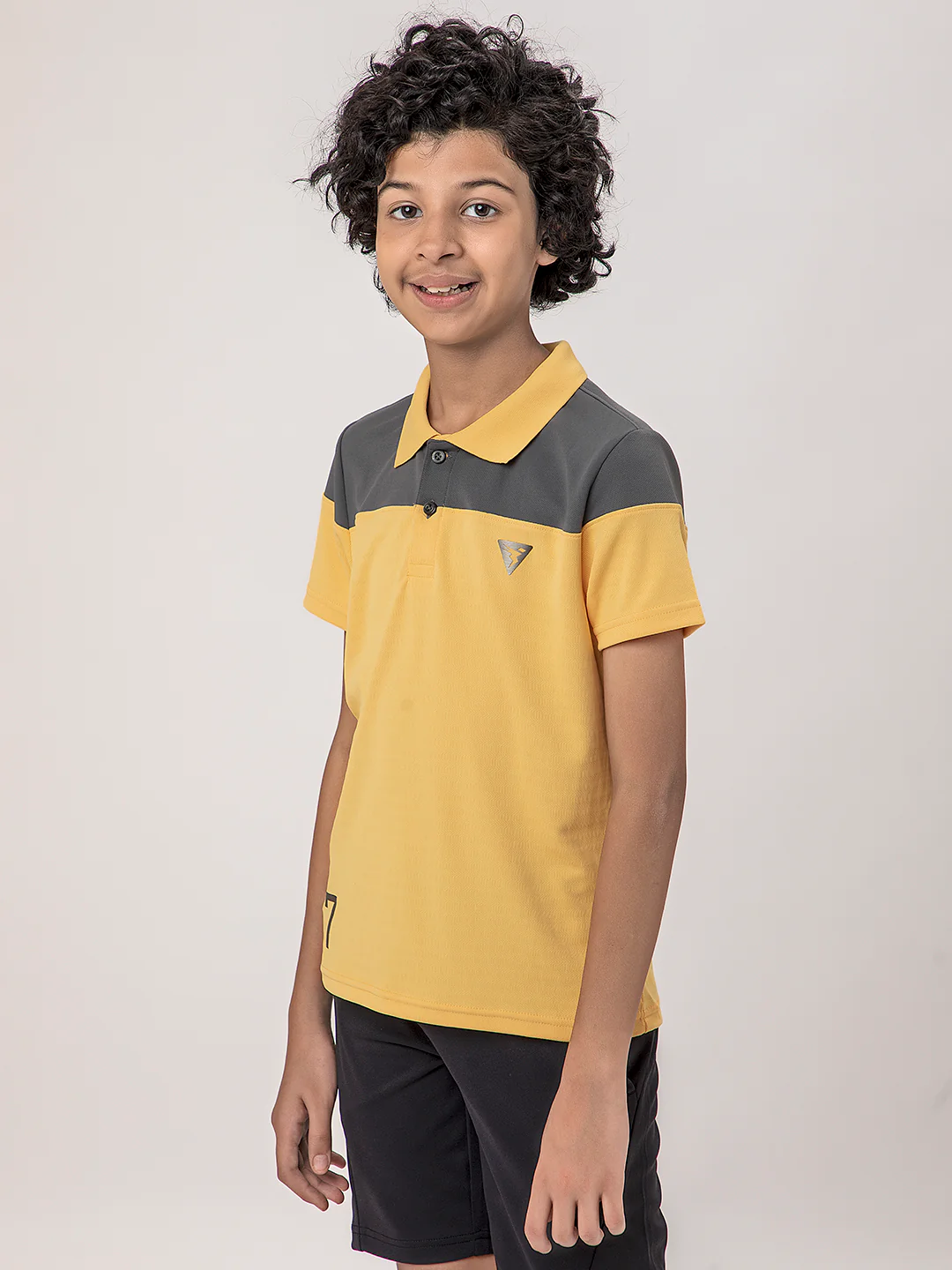 Boys Colorblock Slim Fit Polo T-shirt with TECHNOCOOL+ - Image 3