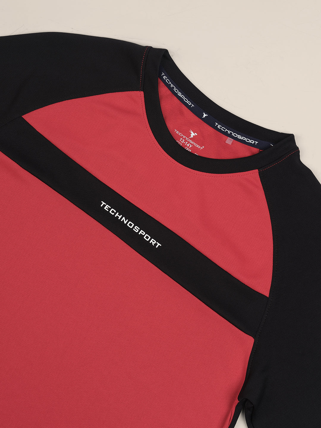 Boys Colorblock Slim Fit Round Neck T-shirt with DOUBLE COOL - Image 6