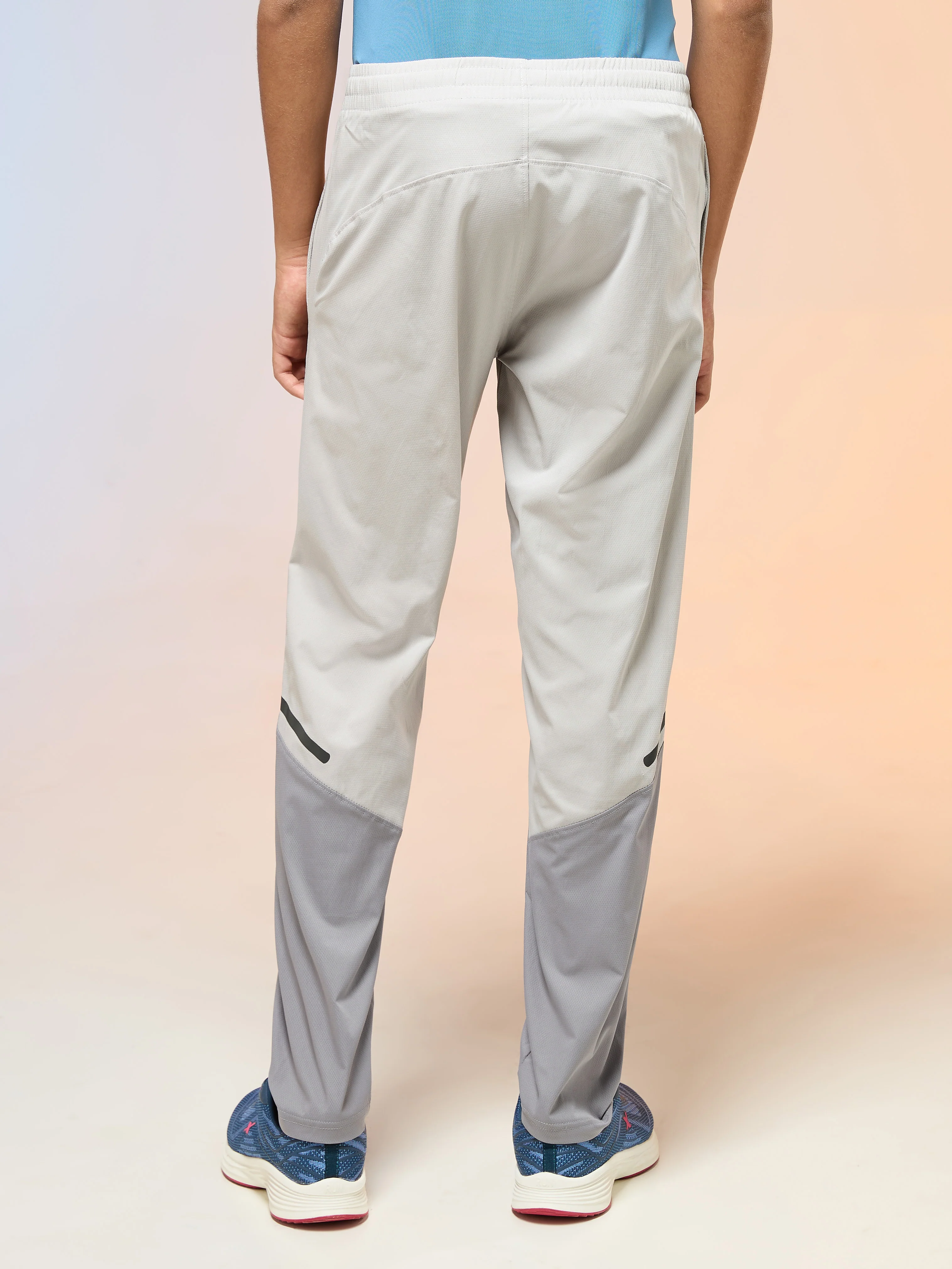 Boys Colorblock Slim Fit Sports Trackpants with TS LYTRA - Image 4