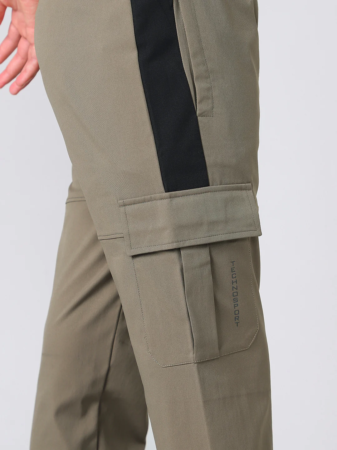 Boys Colorblock Straight Fit Sports Cargo Trackpants with TS FLEXI - Image 7