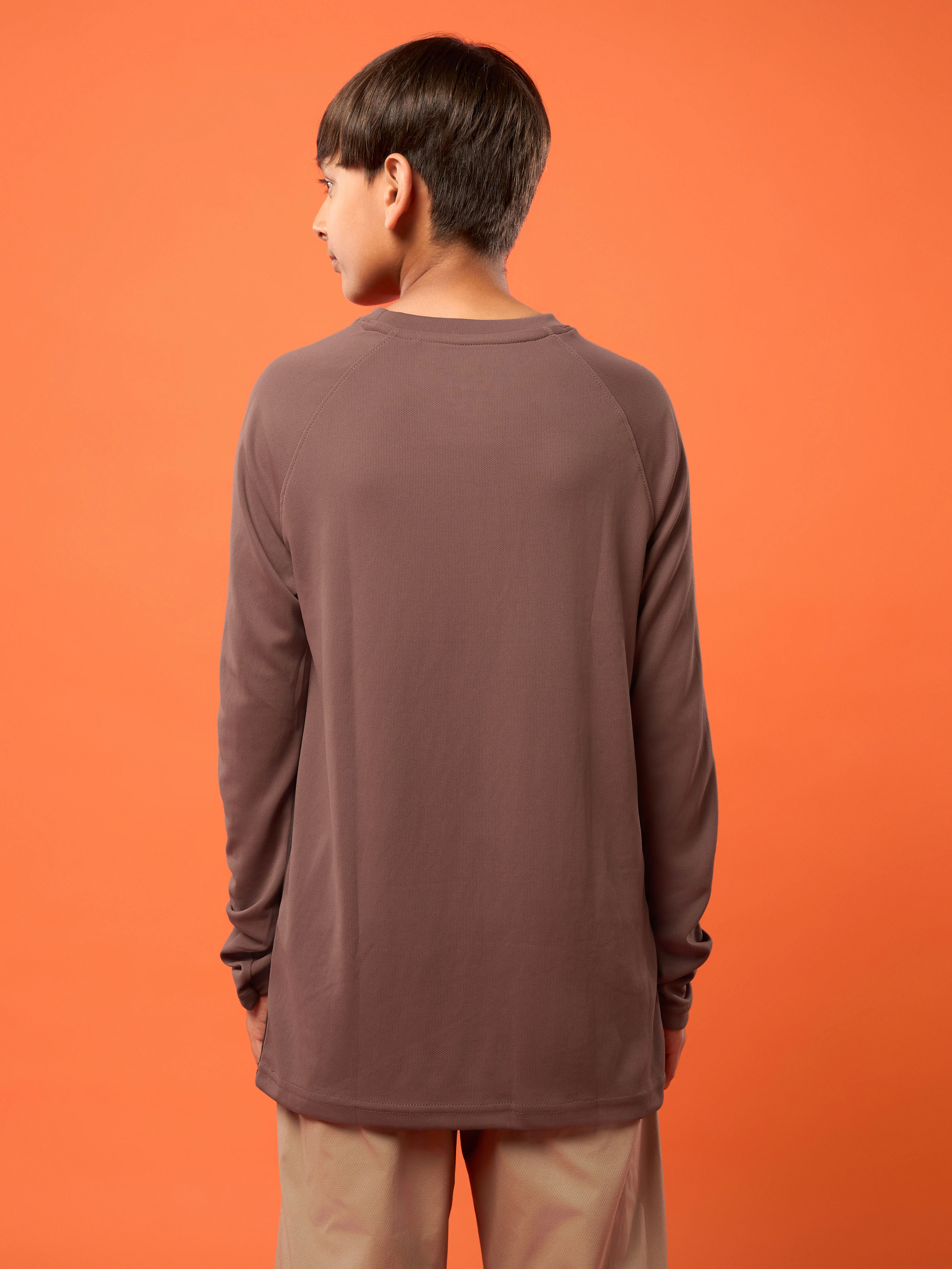 Boys Printed Slim Fit Crew Neck T-shirt with TECHNO COOL+ - Image 3
