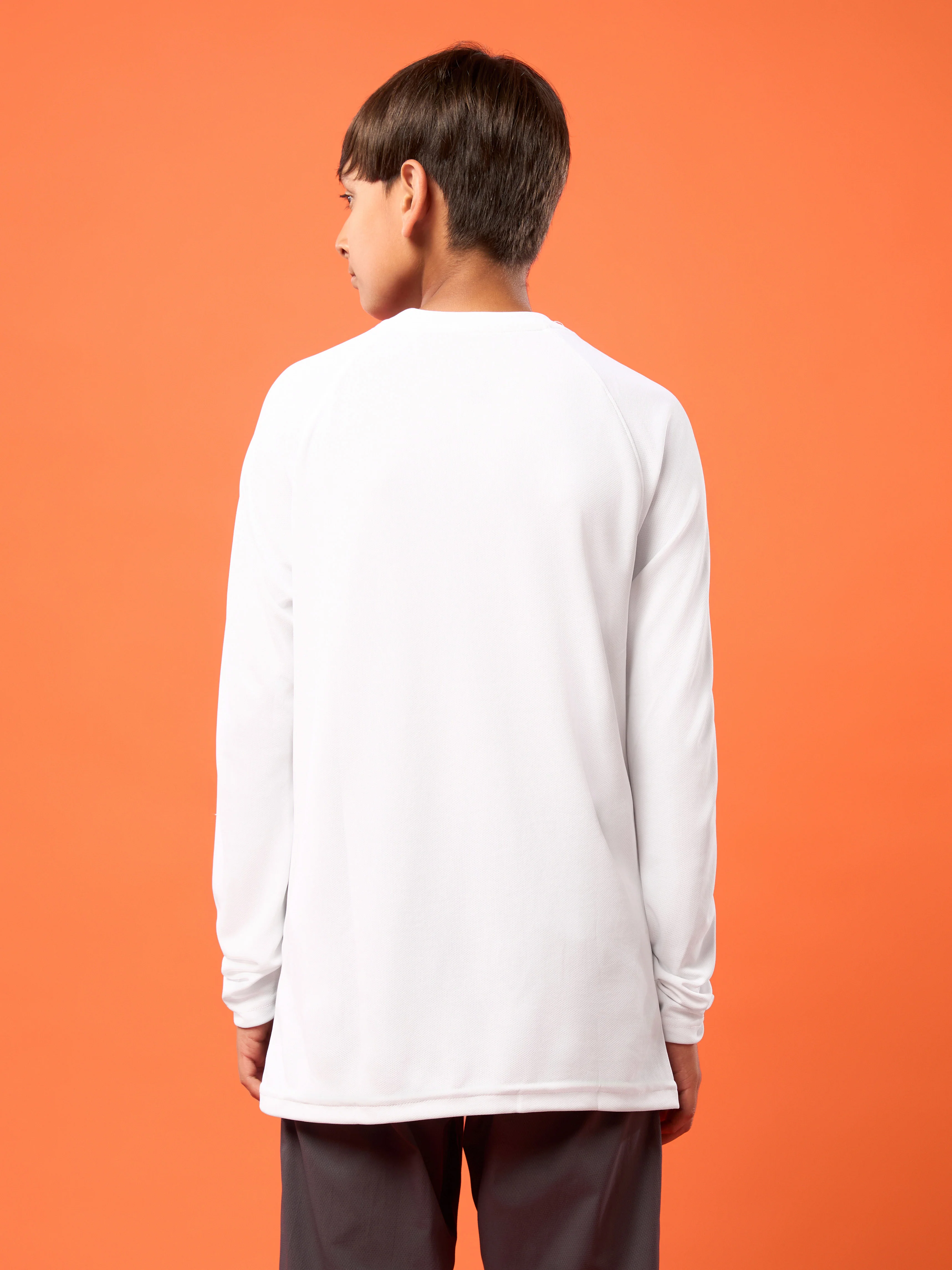 Boys Printed Slim Fit Crew Neck T-shirt with TECHNO COOL+ - Image 3
