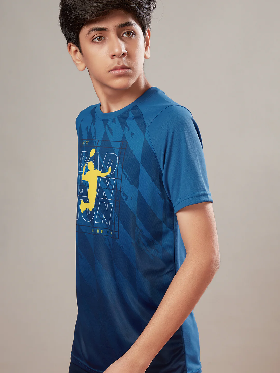 Boys Printed Slim Fit Crew Neck T-shirt with TECHNOLITE - Image 4