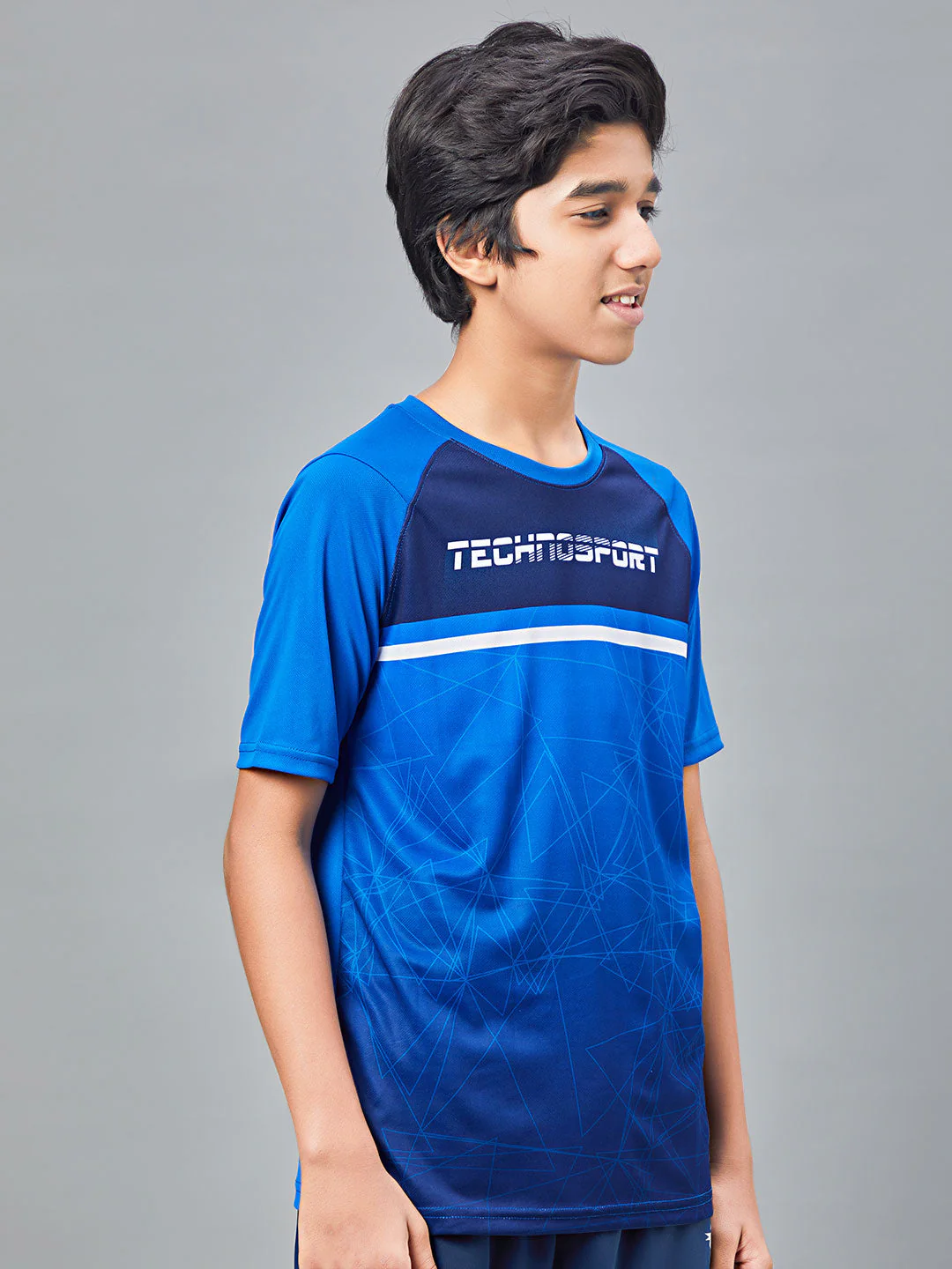 Boys Printed Slim Fit Crew Neck T-shirt with TECHNOLITE - Image 3