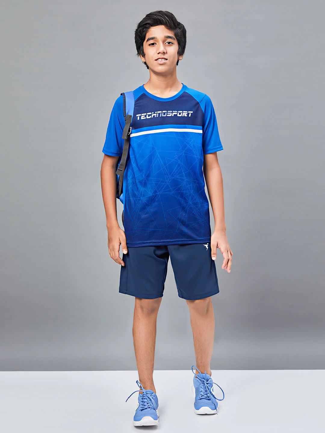 Boys Printed Slim Fit Crew Neck T-shirt with TECHNOLITE - Image 4