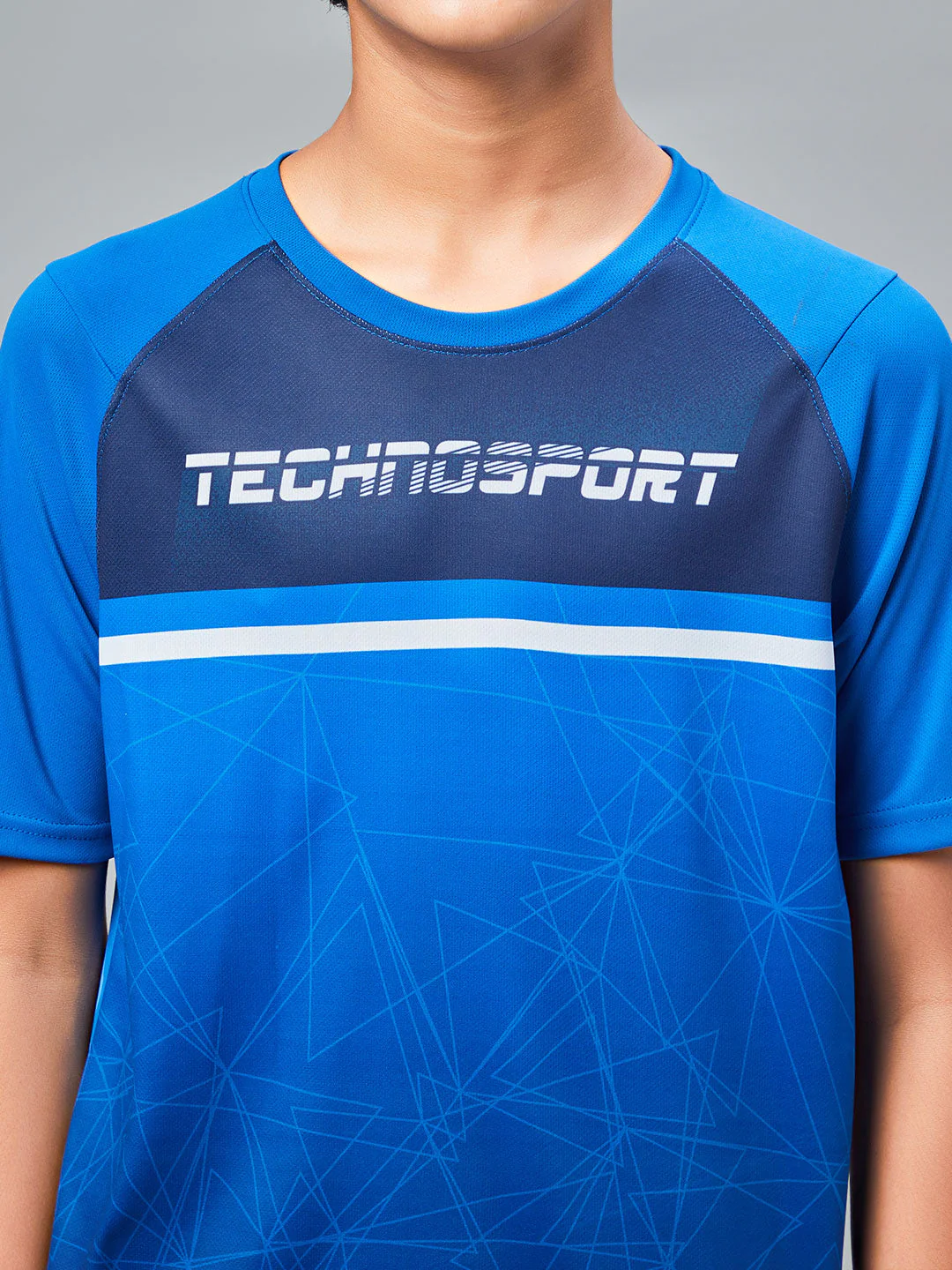 Boys Printed Slim Fit Crew Neck T-shirt with TECHNOLITE - Image 5