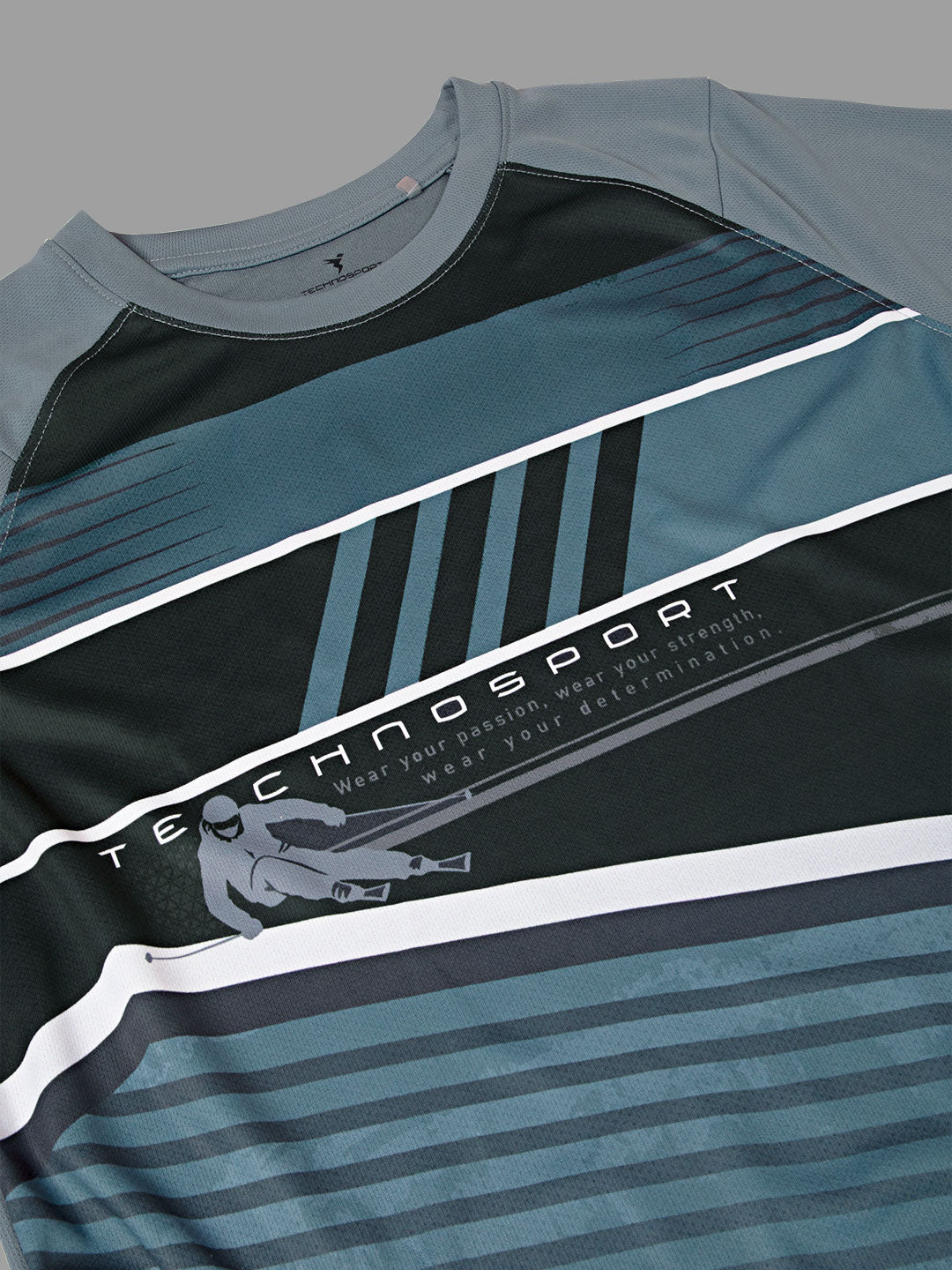 Boys Printed Slim Fit Crew Neck T-shirt with TECHNOLITE - Image 6