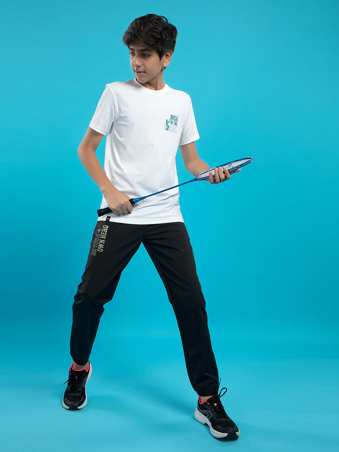 Boys Printed Slim Fit Joggers with TECHNO GUARD - Image 5