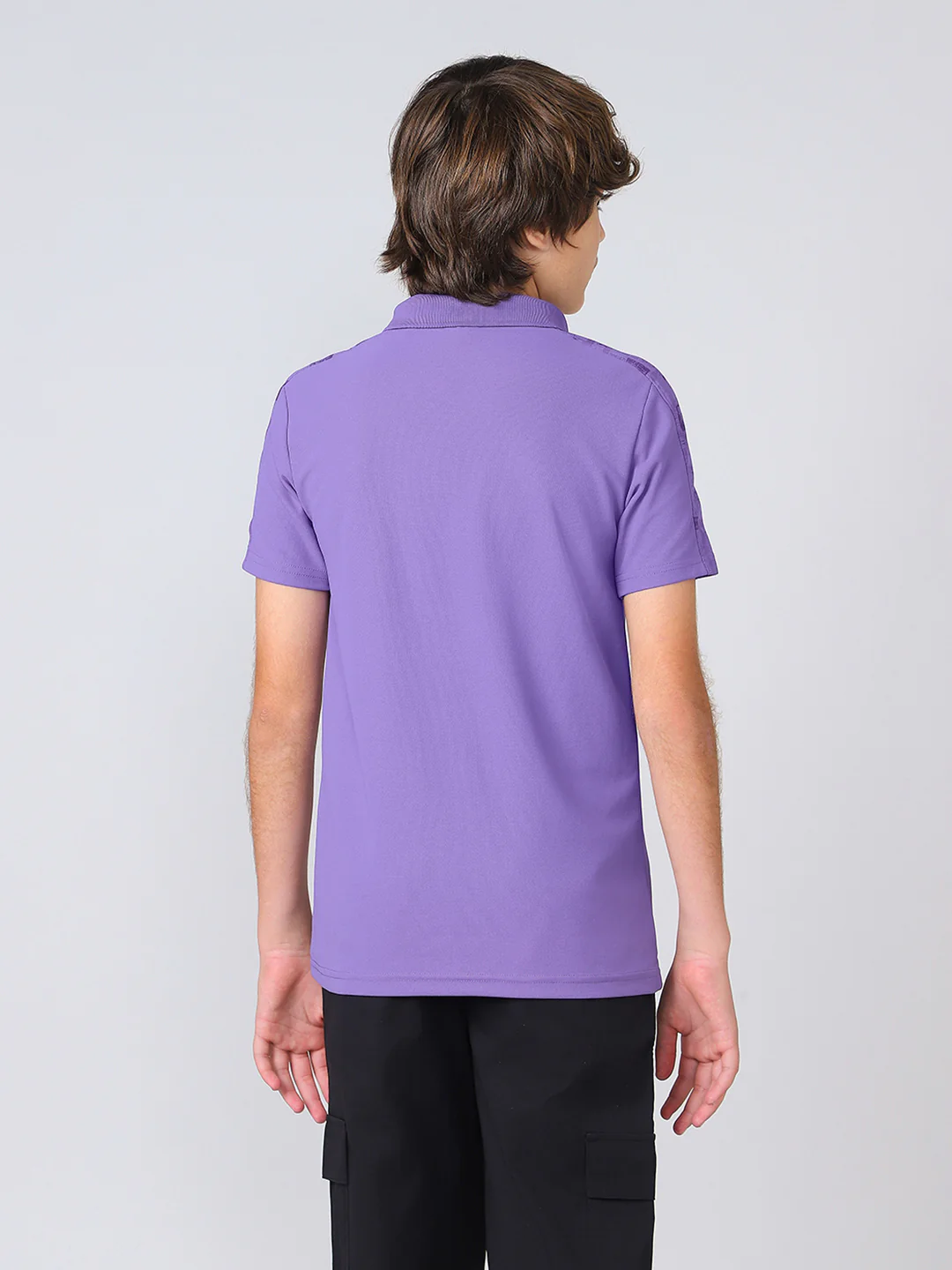 Boys Printed Slim Fit Polo Sports T-shirt with MATPIQ - Image 2
