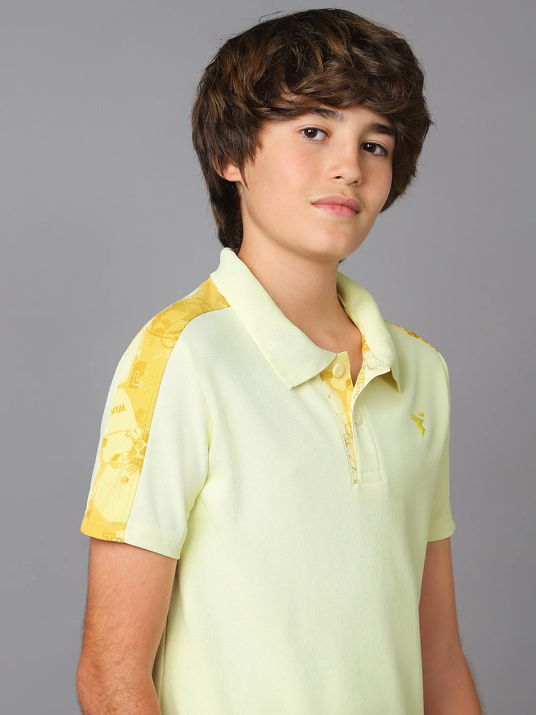 Boys Printed Slim Fit Polo Sports T-shirt with MATPIQ - Image 6