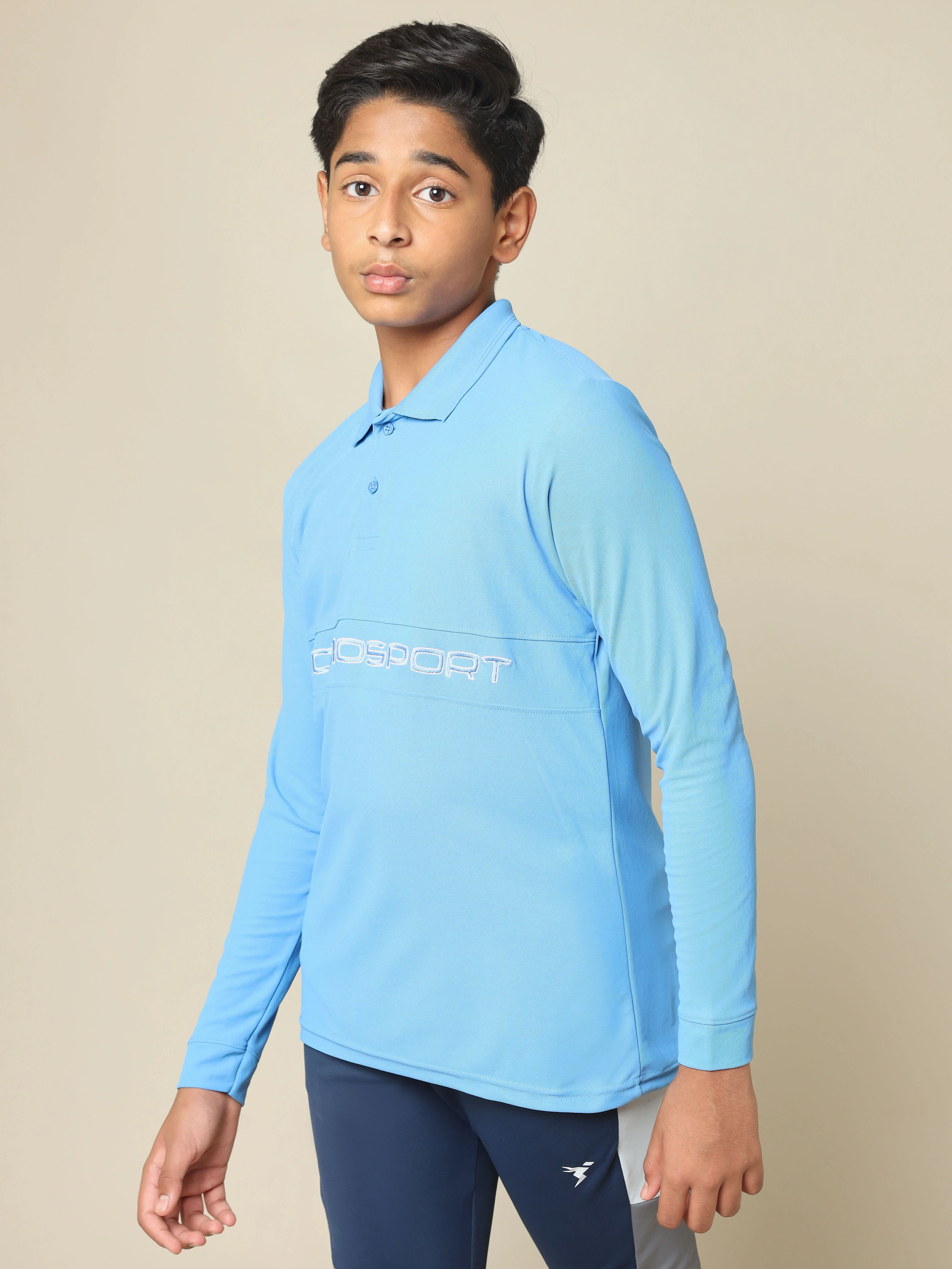 Boys Printed Slim Fit Polo T-shirt with MATPIQ - Image 4