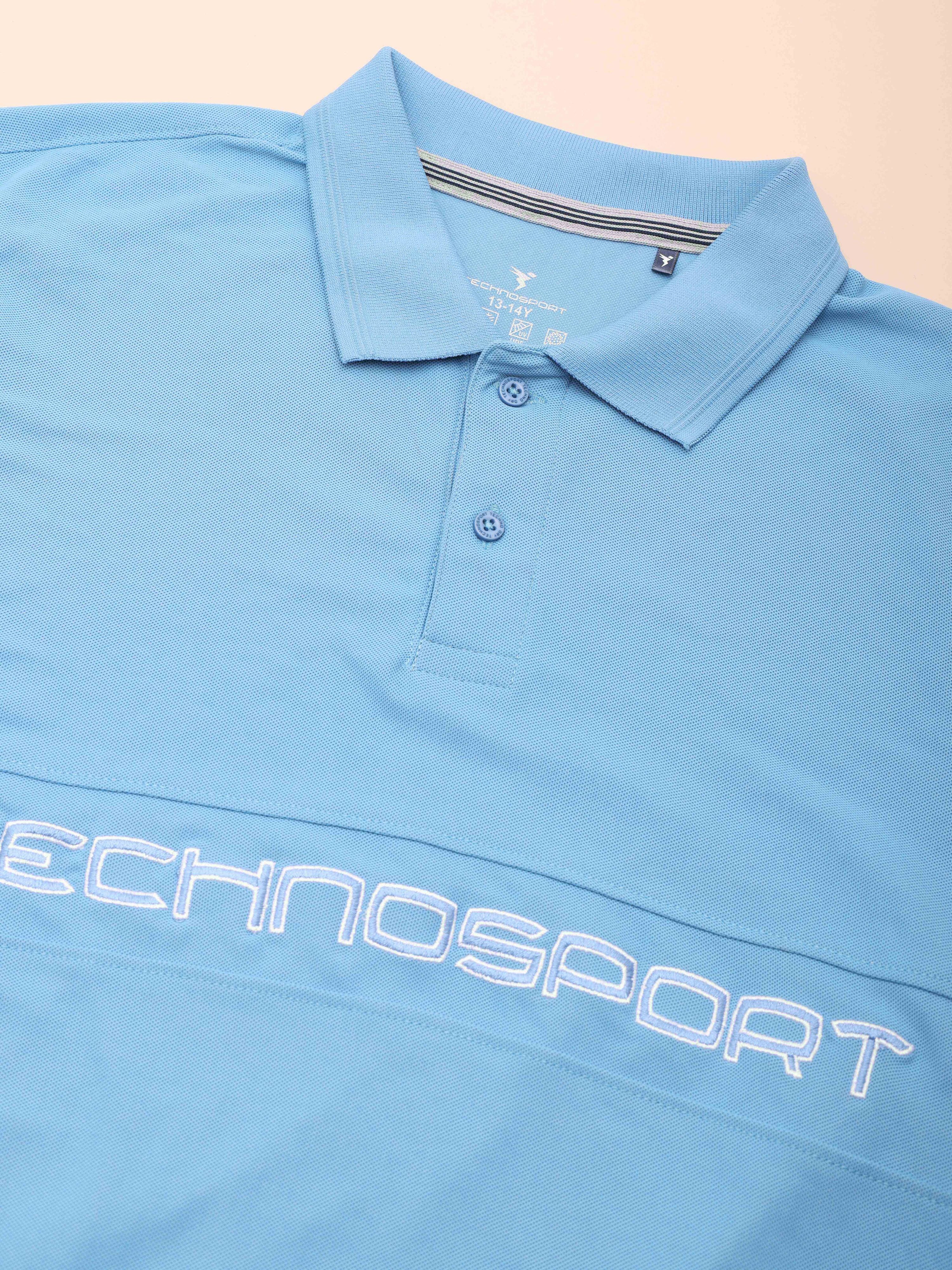 Boys Printed Slim Fit Polo T-shirt with MATPIQ - Image 7