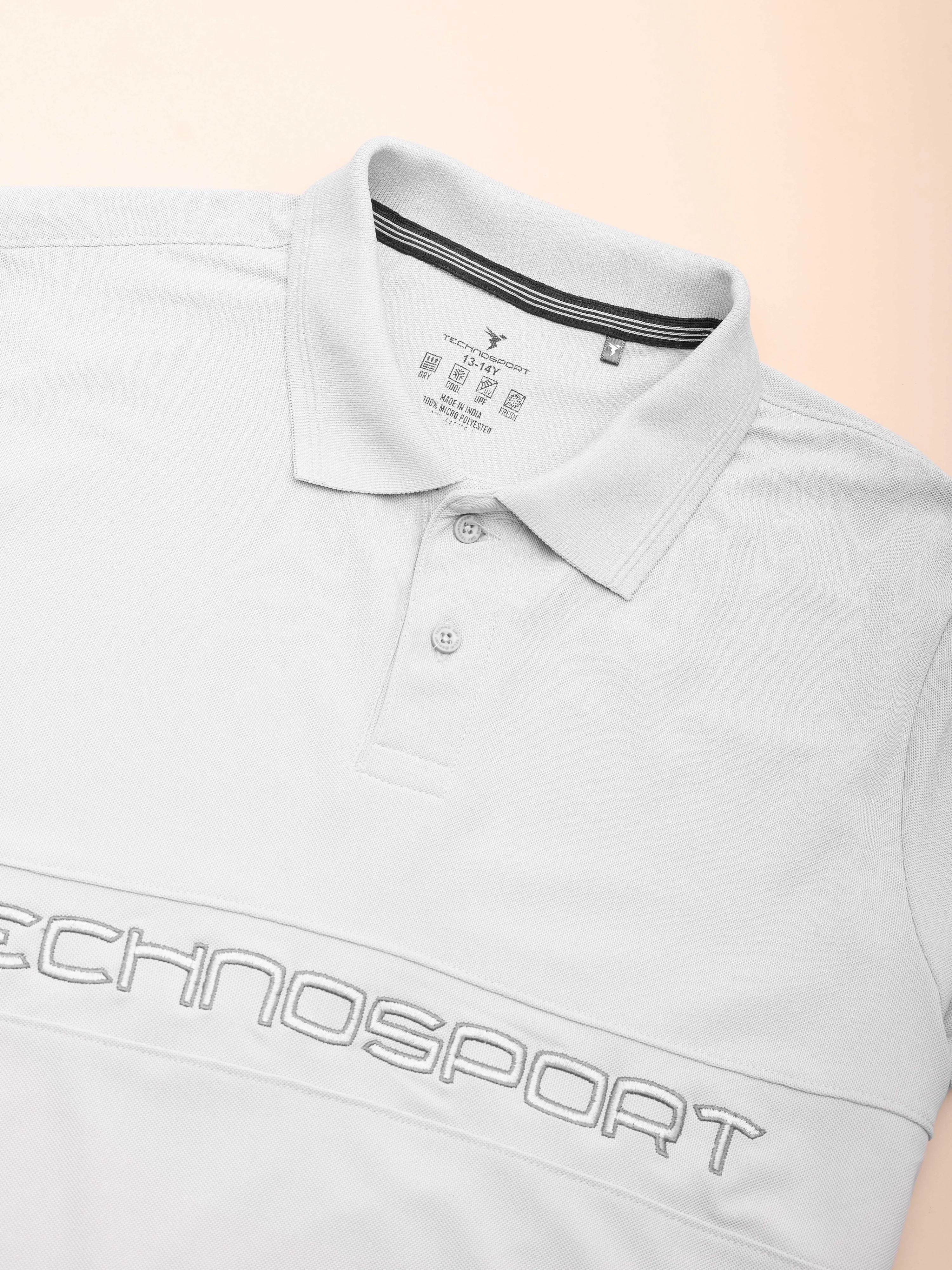 Boys Printed Slim Fit Polo T-shirt with MATPIQ - Image 7