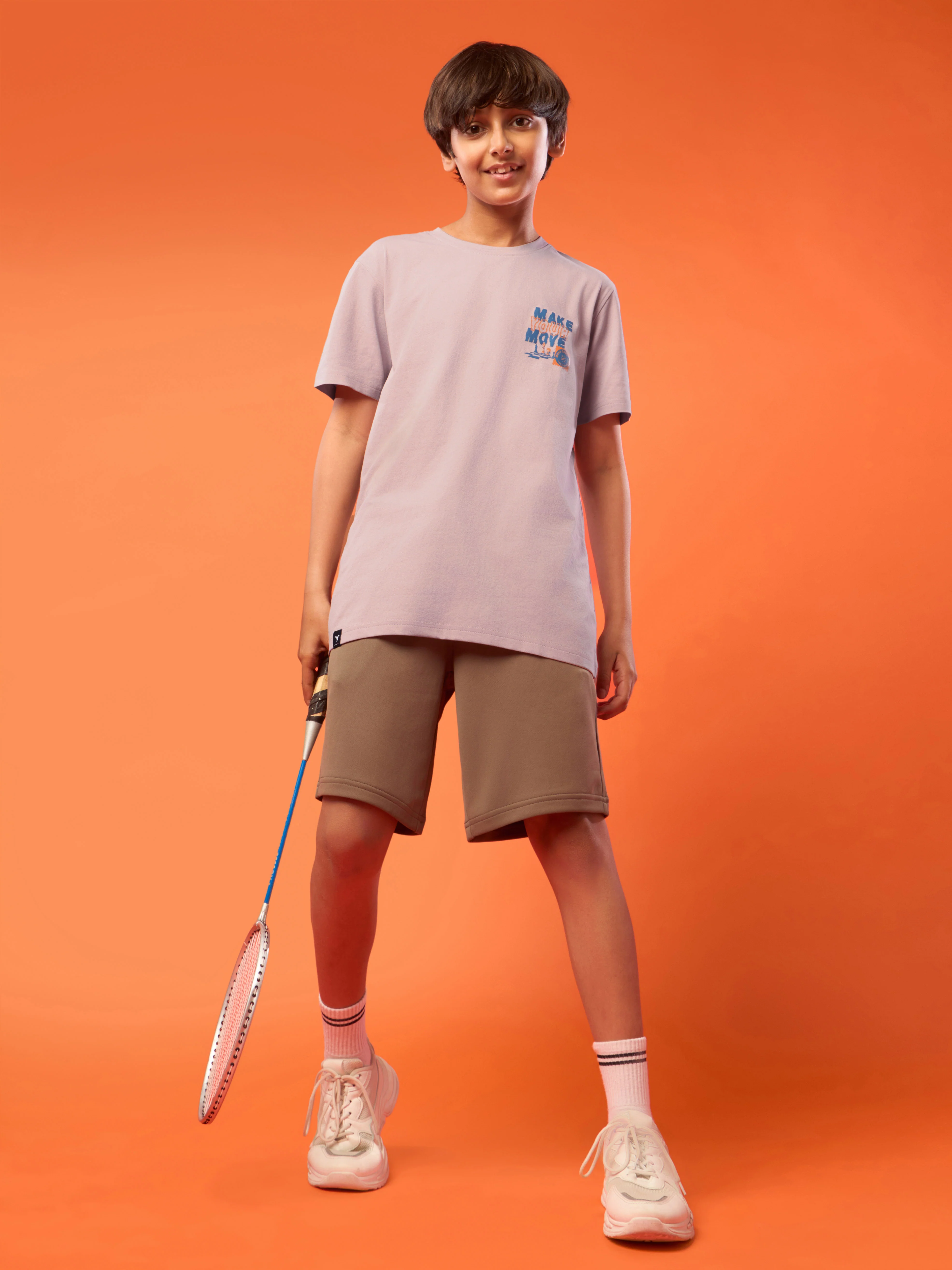 Boys Printed Slim Fit Round Neck Sports T-shirt with COTFLEX - Image 6