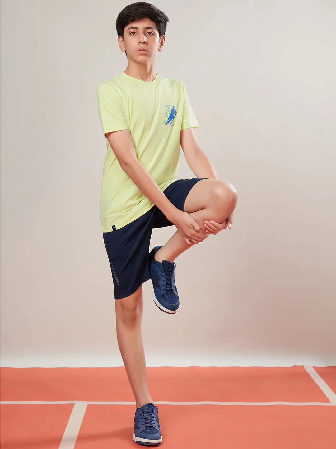 Boys Printed Slim Fit Round Neck Sports T-shirt with COTFLEX - Image 5