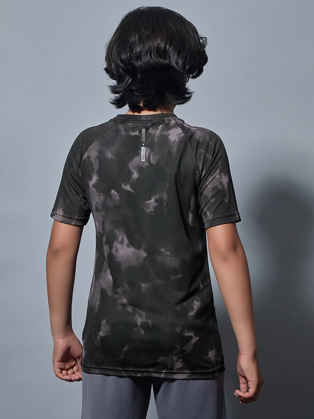 Boys Printed Slim Fit Round Neck Sports T-shirt with TECHNOCOOL+ - Image 3