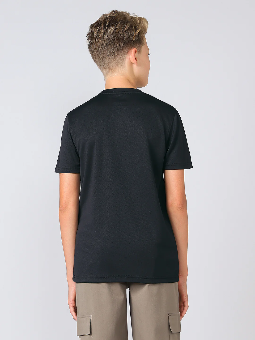 Boys Printed Slim Fit Round Neck Sports T-shirt with TECHNOCOOL+ - Image 3