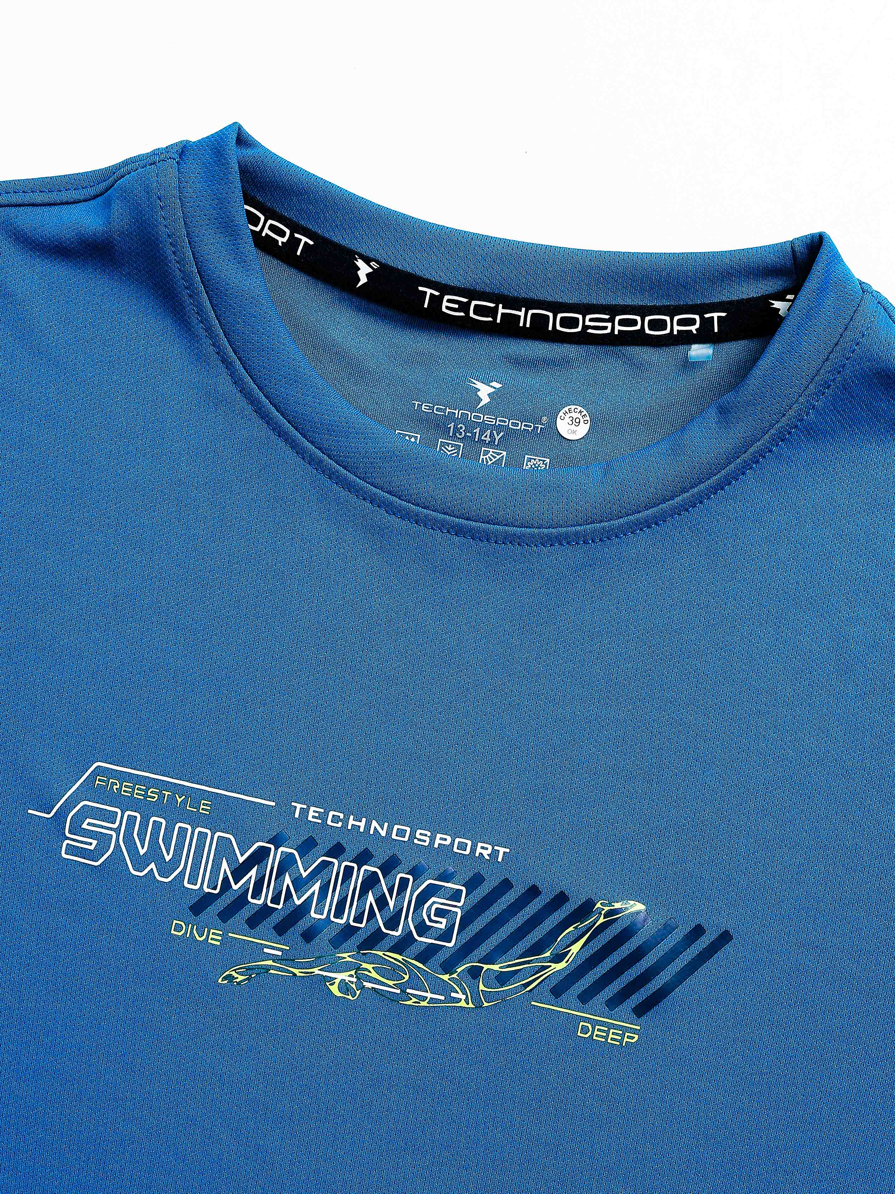 Boys Printed Slim Fit Round Neck Sports T-shirt with TECHNOCOOL+ - Image 7