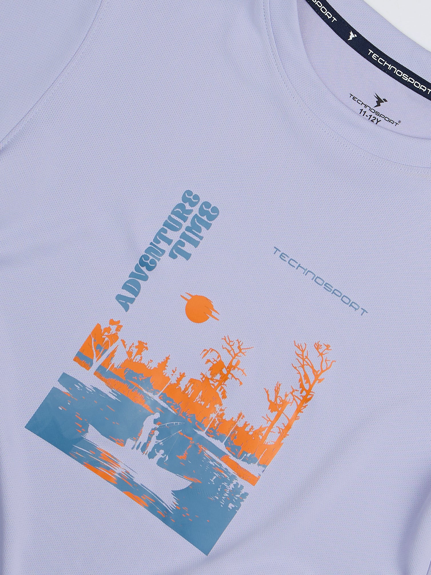 Boys Printed Slim Fit Round Neck Sports T-shirt with TECHNOCOOL+ - Image 7