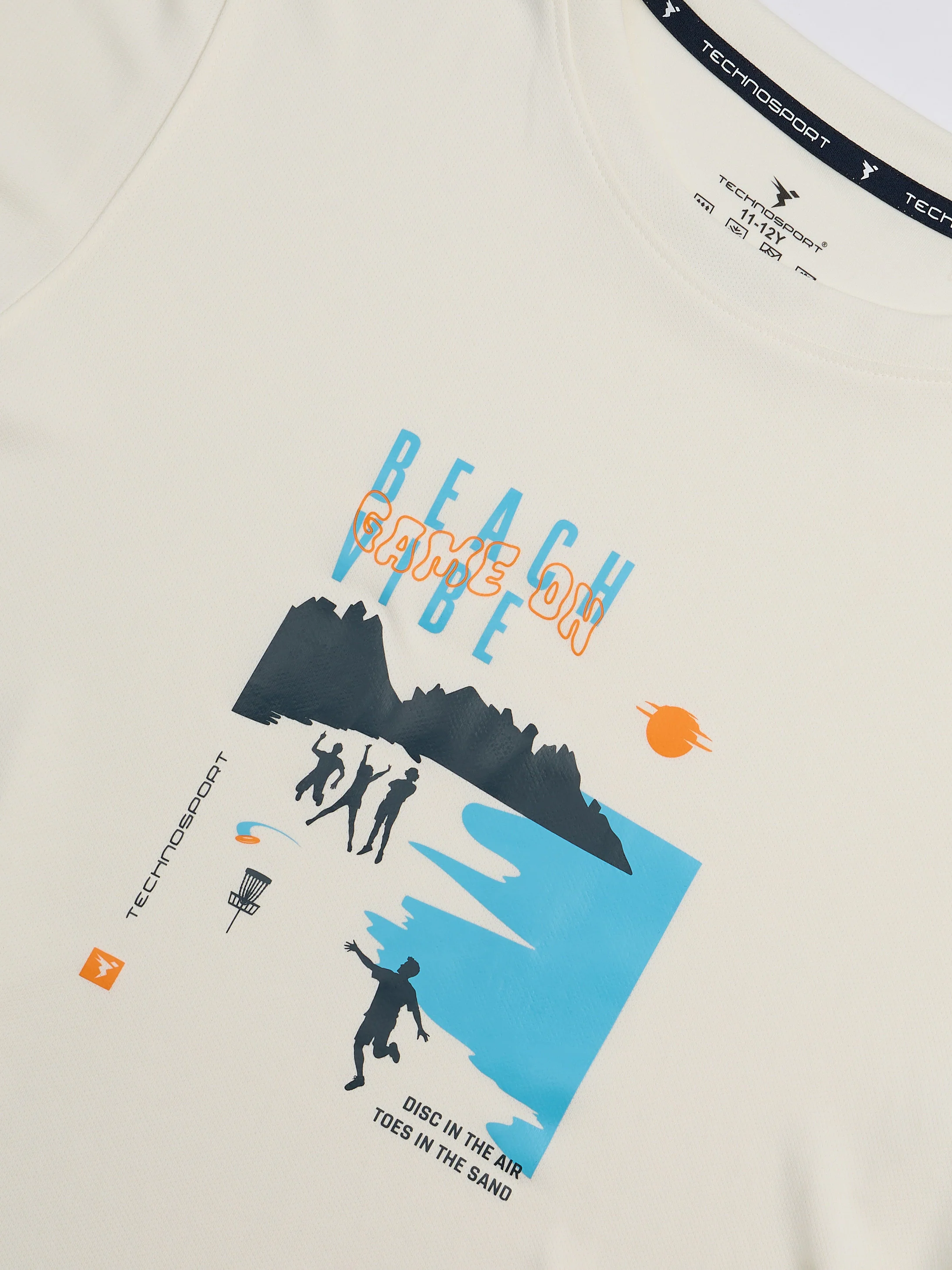 Boys Printed Slim Fit Round Neck Sports T-shirt with TECHNOCOOL+ - Image 7