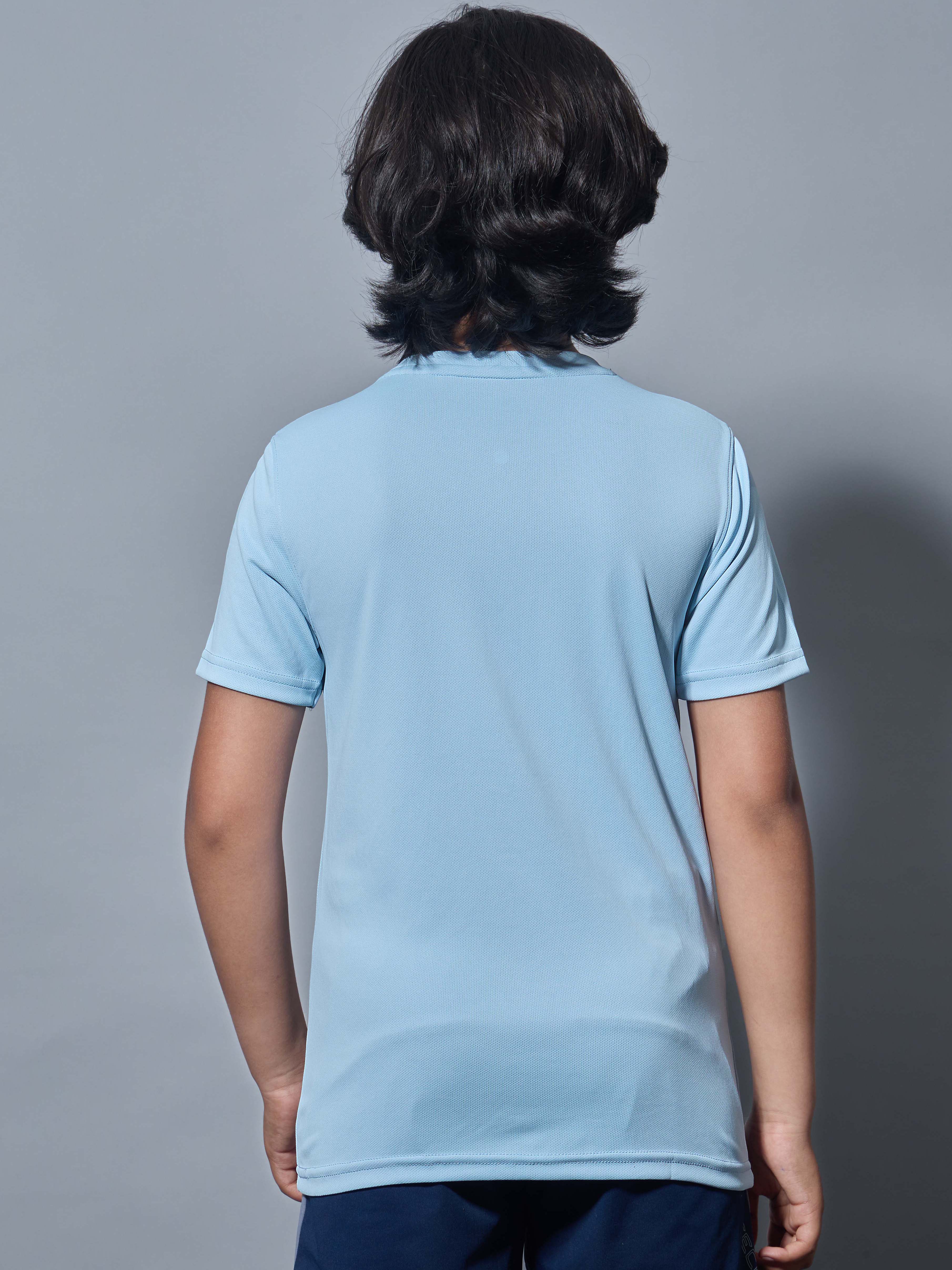 Boys Printed Slim Fit Round Neck Sports T-shirt with TECHNOCOOL+ - Image 3