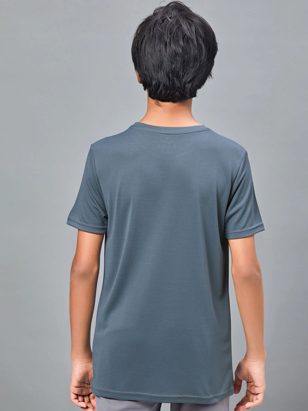 Boys Printed Slim Fit Round Neck Sports T-shirt with TECHNOCOOL+ - Image 3