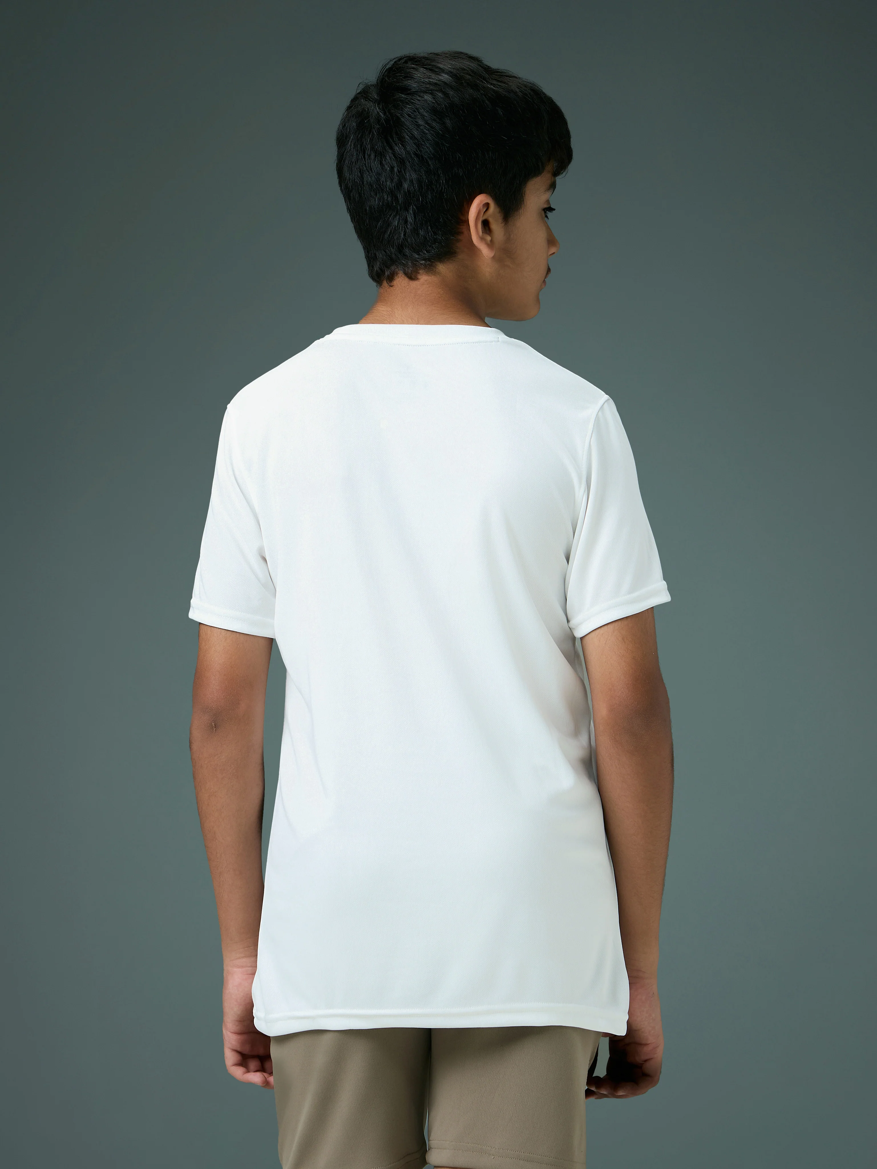 Boys Printed Slim Fit Round Neck Sports T-shirt with TECHNOCOOL+ - Image 3