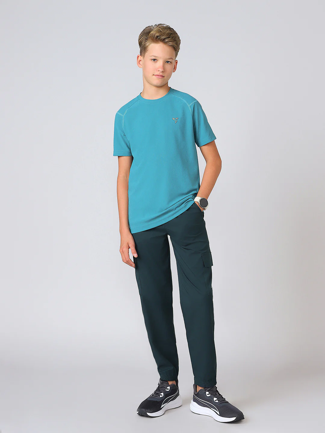 Boys Regular Fit Cargo Joggers with TS FLEXI - Image 5