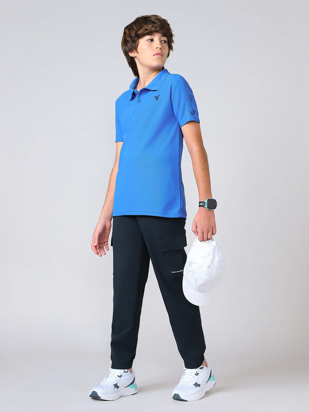 Boys Regular Fit Cargo Joggers with TS FLEXI - Image 4